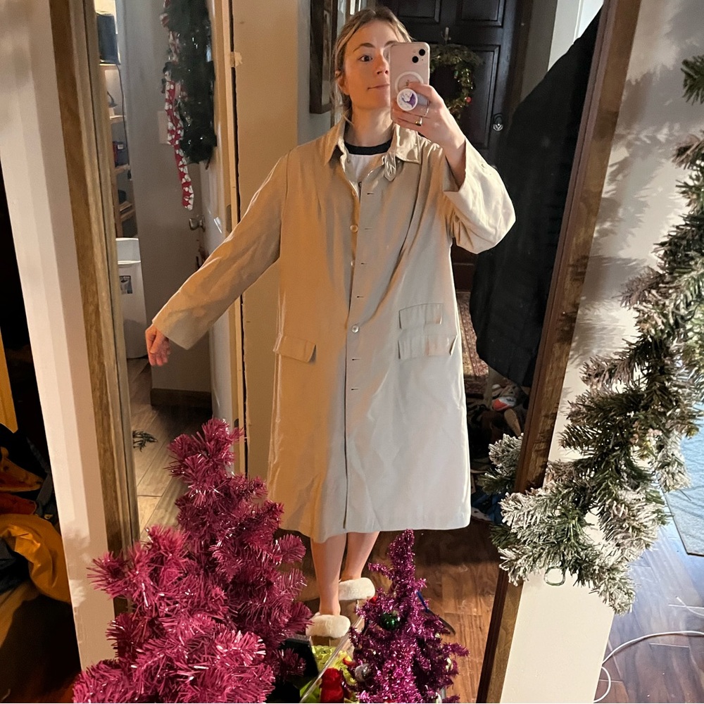 vintage trench coat